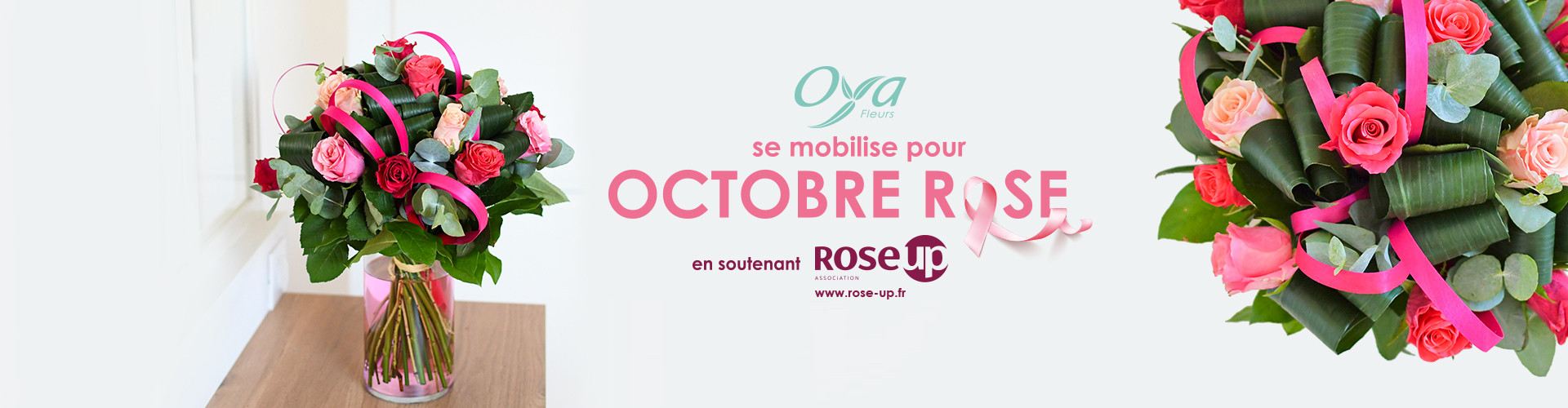 Oya Fleurs se mobilise pour Octobre Rose